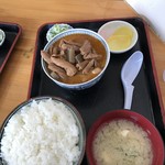 永井食堂 - 【2017.4.7】もつ大盛り¥770