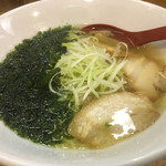 美味麺処　らーめん双月 - あおさ塩ラーメン ¥840