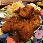 全員集合 - 鶏唐揚げ定食＠600円