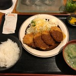 全員集合 - デミカツ定食＠600円