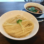 らぁ麺 紫陽花 - 醤油つけ麺 太麺大盛