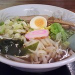 若大将 - セットのラーメン