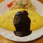 洋食屋さん ＹａＹａ - オムライスセット(￥750)【2017/4】