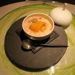 エクアトゥール - タラバガニの温かいフラン 雲丹と蟹味噌1