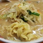 ラーメン金ちゃん - 味噌タンメンのアップ。