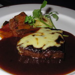 懐花亭 - 2016年の｢クリスマスディナー｣阿波黒牛ほほ肉のチーズ焼き