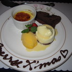 懐花亭 - 2016年の｢クリスマスディナー｣デザート盛り合わせ