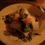 ダム・ジャンヌ - 天然イトヨリと木の子のナージュ