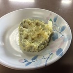 手打ちうどん　よこい - レンコン天