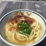 中浦製麺所 - 釜から揚がったばかりの「釜かけ」