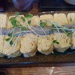 Kushiage Sakaba Enishi - 蟹味噌のせだし巻き玉子
