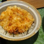 えん家 - ミニかき揚げ丼