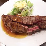 キャトルラパン 北梅田 - 1704_キャトルラパン 北梅田_ステーキランチ(400g)＠1,300円