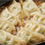Famous street food Gyoza / Dumpling