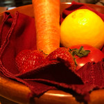 山本のハンバーグ - 野菜ジュースのお野菜