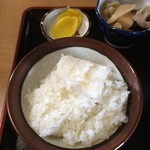 みき食堂 - ご飯とタクアン