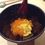 すし処 広川 - いくらと雲丹のご飯♪