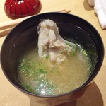 すし処 広川 - 鯛アラ味噌汁♪