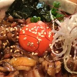 鳥玖 - たたきユッケ 450yen