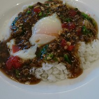香港1997 銀座店 - 牛肉あんかけご飯 温玉添え
