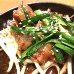 和牛油かすタレ焼き 550yen