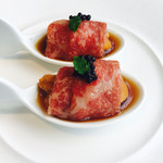 ハルヤマシタ 東京本店 - 神戸牛の生雲丹巻