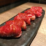 恵比寿焼肉寿司 別邸 - 焼肉寿司　和牛巻き寿司