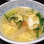 生駒軒 - 玉子スープ ¥500