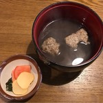 茶茶 - 自然薯ぜんざい　税別570円