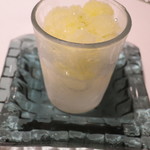 リストランテ サクラ - パイナップルとライムのグラニテ