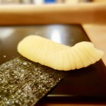 鮨みなと - ［2017/03］酒肴⑦ 自家製数の子の海苔巻き