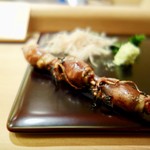 鮨みなと - ［2017/03］酒肴⑧ ホタルイカの焼き物