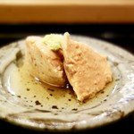 鮨みなと - ［2017/03］酒肴⑪ 噴火湾産あん肝の出汁煮