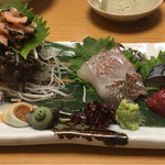 海鮮料理 ヒロ - お造り三種盛り