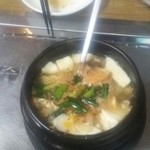 韓国家庭料理釜山 - スンドゥブ、美味いっす。