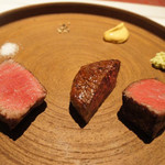 窯焼きステーキ 福田 - フィレ・ランプ・イチボ