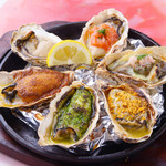 Oyster Bar ジャックポット - 料理写真:焼き牡蠣6種