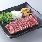 国産牛焼肉くいどん - ユッケ風レアステーキ