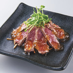 国産牛焼肉くいどん - 炙り牛のタタキポン酢ジュレ