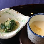 なだ万賓館 - 先付け、茶わん蒸し