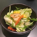 鮨 甚平 - ランチ握りにセットのサラダ