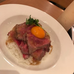 Cafe&Dinner COMS - ランチのローストビーフ丼