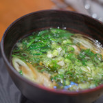 石臼挽きうどん しゅはり - 肉笊饂飩（にくざるうんどん）の滲（つ）け汁（じる）