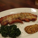 クラフトビア ホッパーズ - 館が森牧場のベーコンステーキ