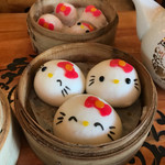 Hello Kitty Chinese Cuisine - ◼︎笑咪咪叉燒飽 HK$62
