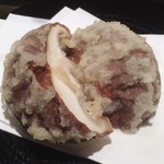 天ぷら岡本 - 大振りの椎茸