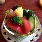 レストランゆり - コンビネーションサラダミニ　４５０円