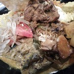 アプサラ レストラン&バー - スリランカプレートのアップ