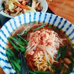 龍華 - ラーメンセット(台湾ラーメンと回鍋肉飯)