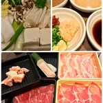 Shabuyou - 牛&三元豚コース 大人2150円